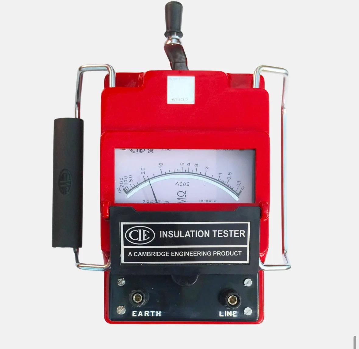 CIE/444/MR — Multirange Insulation Tester — Metal Body (Hand-Driven)