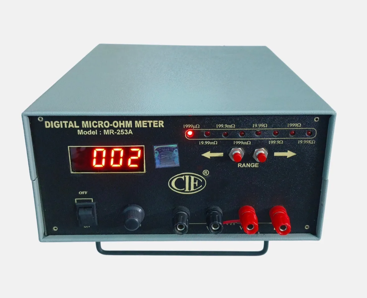 MR-253A — Digital Micro-Ohm Meter (4-Terminal Kelvin)