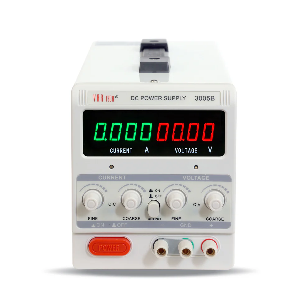 3005 B — 30V / 5A Linear DC Regulated Power Supply with Output On/Off