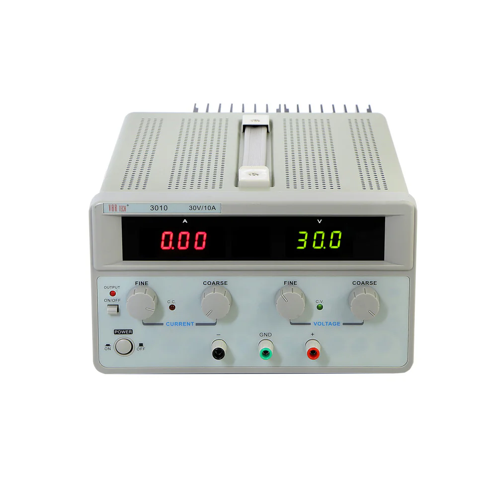 Vartech 3010 — 30V / 10A Heavy-Duty Linear DC Regulated Power Supply