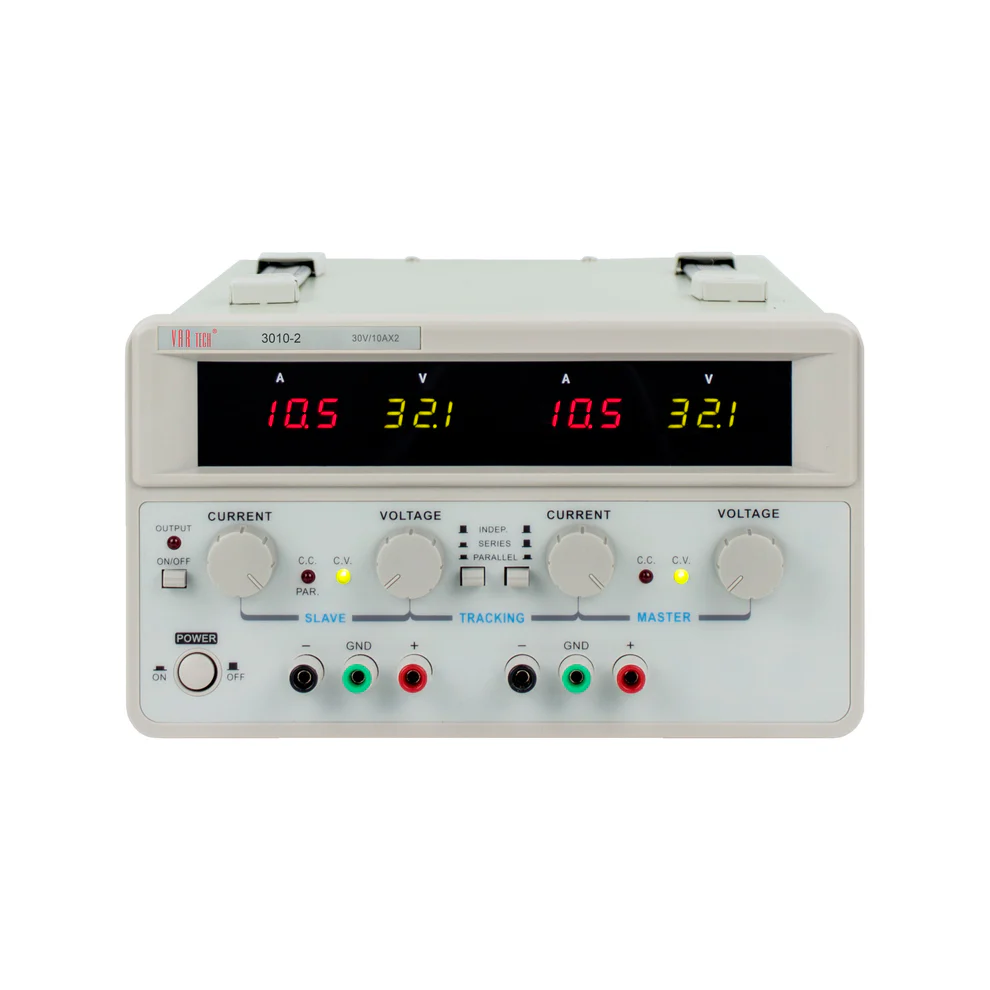 3010-2 — 30V / 10A × 2 Dual-Output Heavy-Duty Linear DC Regulated Power Supply