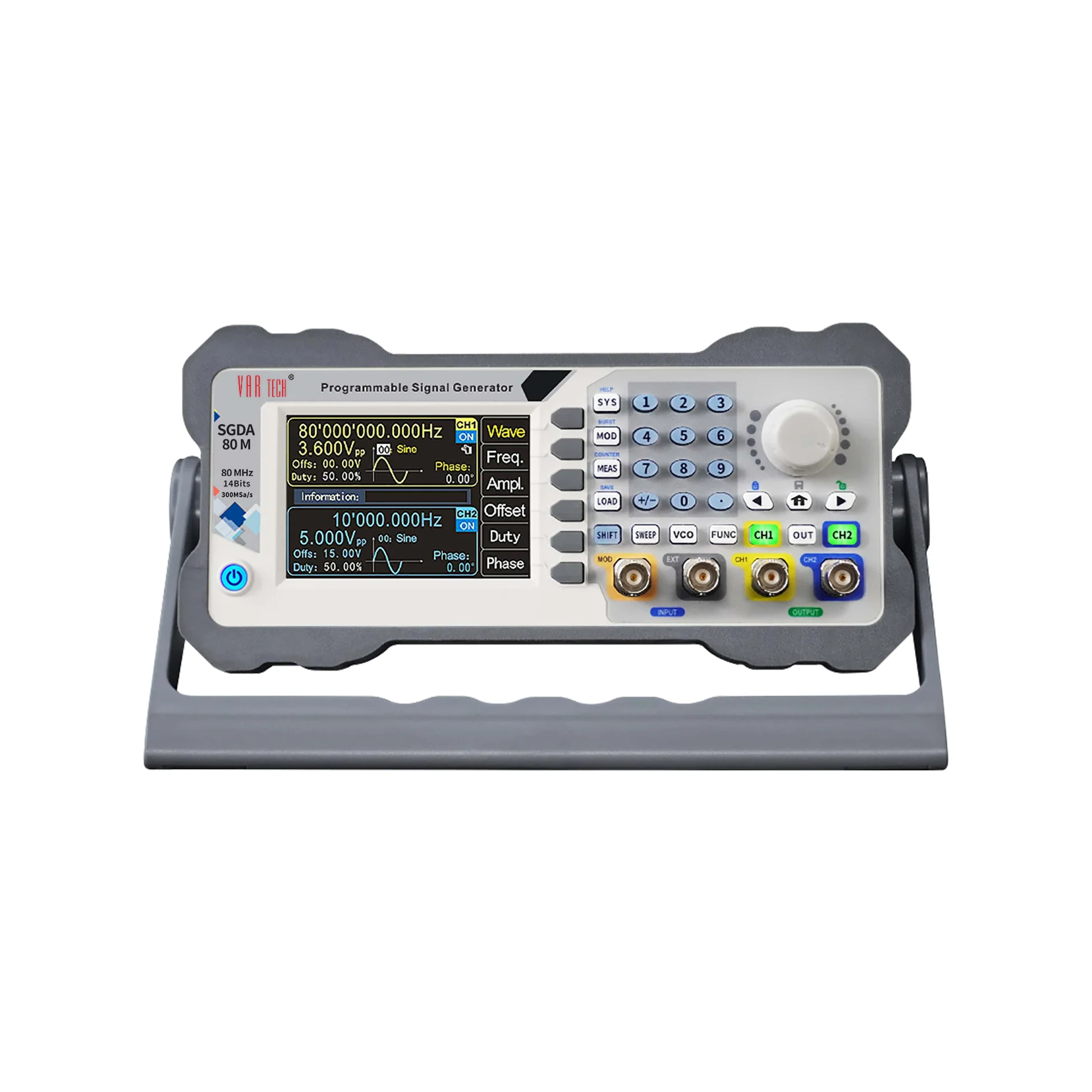 SGDA-80M — 80 MHz Programmable Dual-Channel Generator