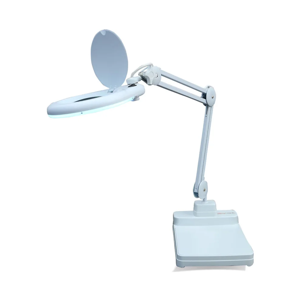228 BL - LED Magnifying Lamp, 125 mm Lens, Table Top, Heavy Base