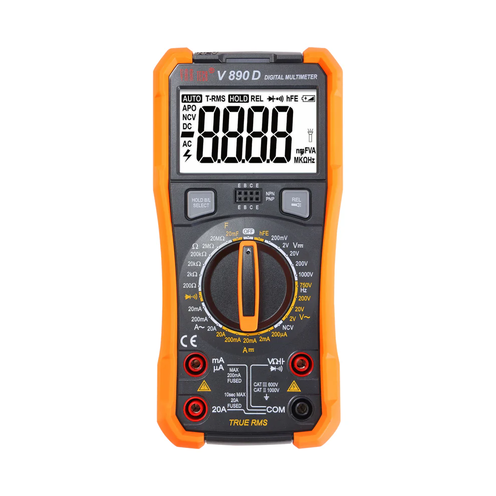V 890 D — Digital Multimeter True RMS 1000V DC / 750V AC 20A