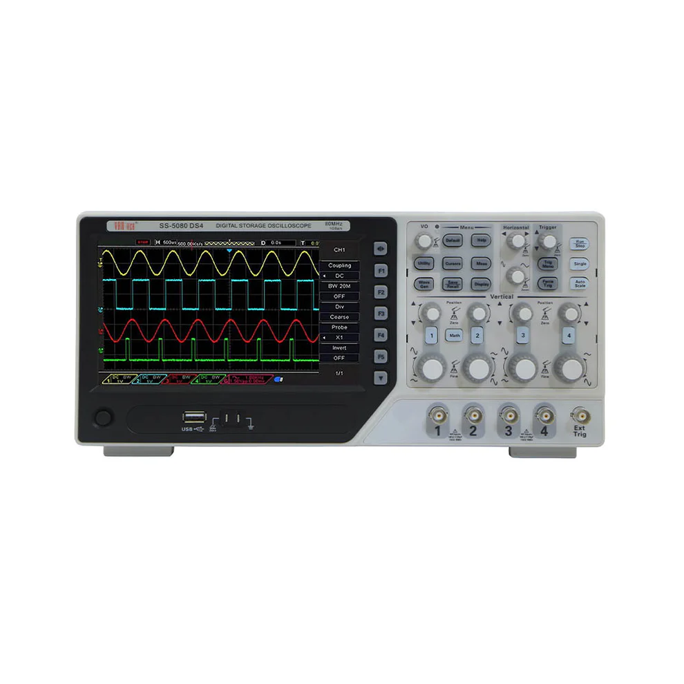 SS-5080 DS4 — 80 MHz 4-Channel Digital Storage Oscilloscope