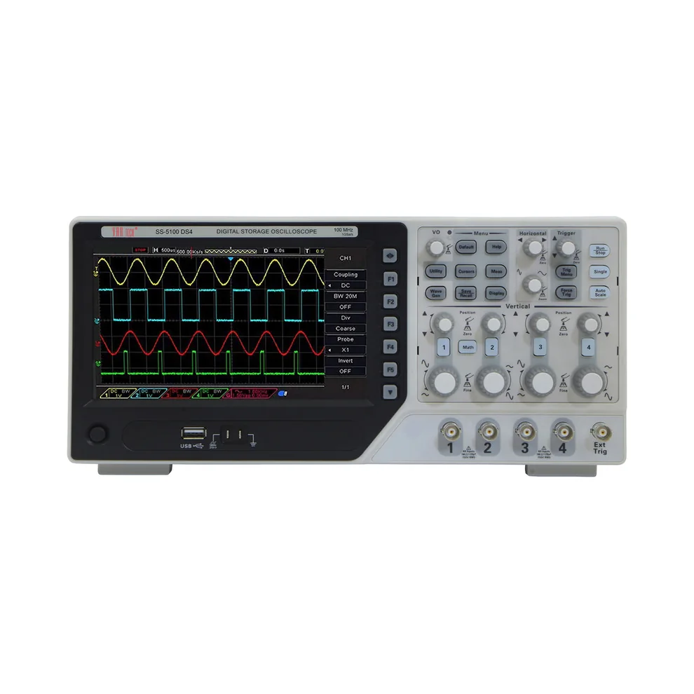 SS-5100DS4 - 100 MHz 4-Channel Digital Storage Oscilloscope