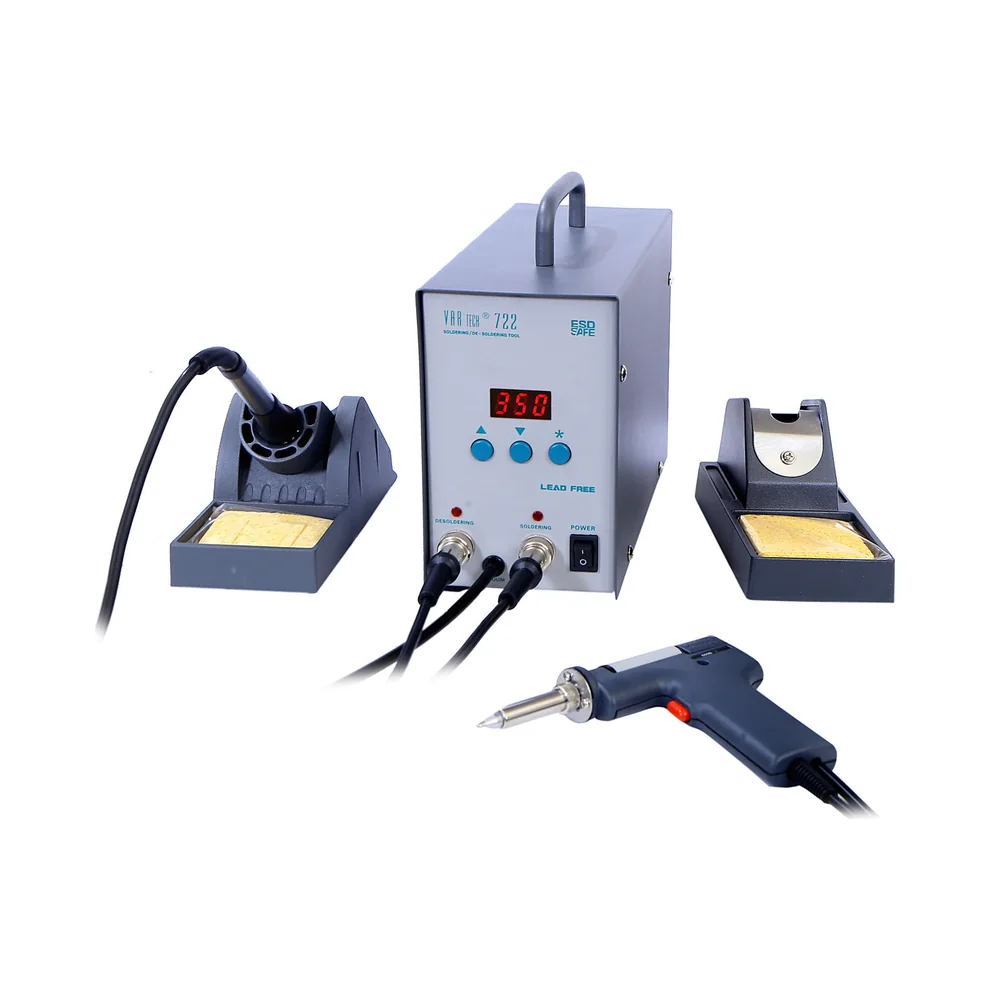 722 - 2-in-1 Soldering and De-Soldering Station, Lead-Free