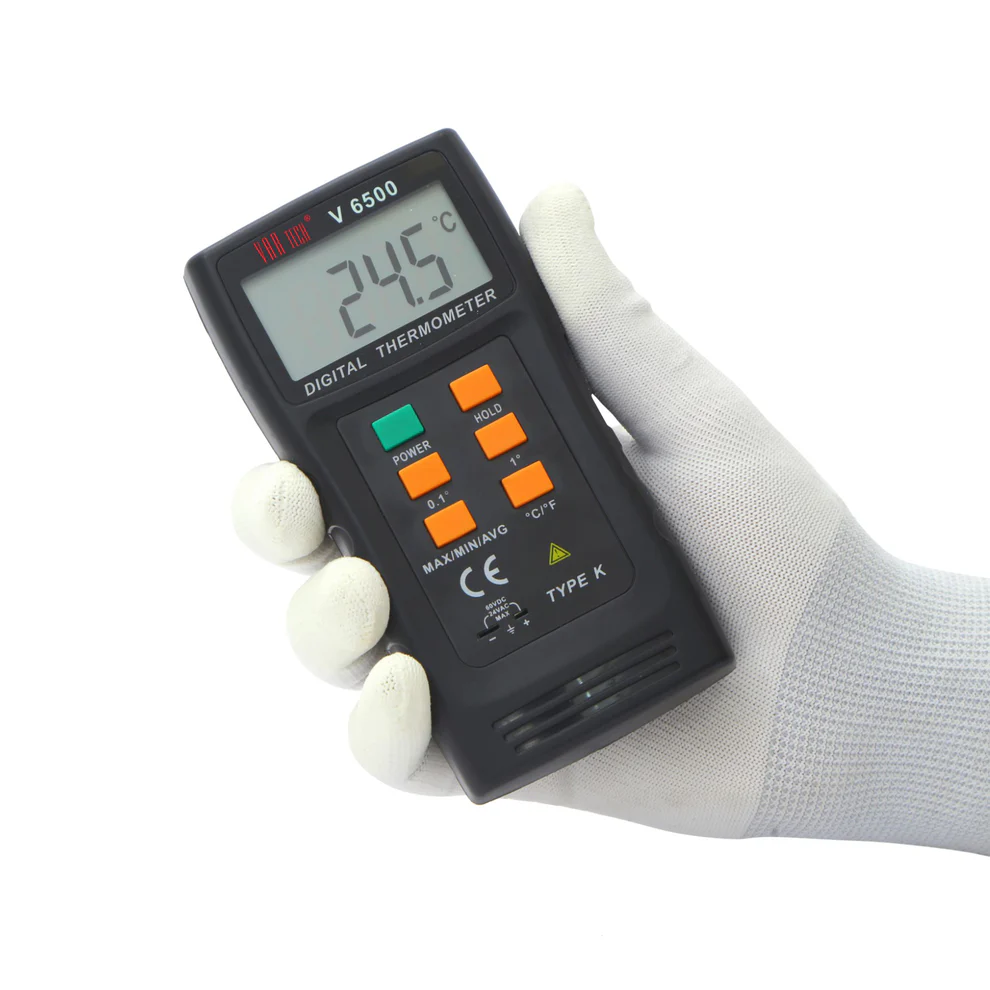 Vartech V 6500 — Industrial Digital Thermometer — High Precision
